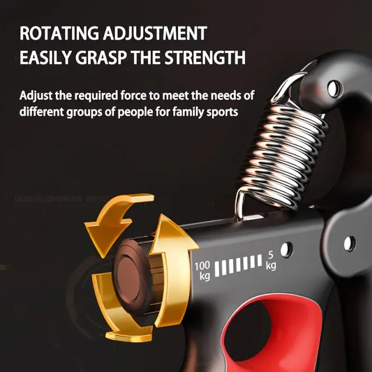 5–100kg Adjustable Counting Grip Strengthener